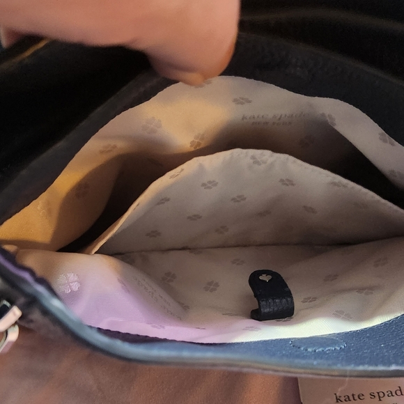 NWOT Kate Spade Hailey Navy Blue Absolutely Stunning Gorgeous 👛 with dust bag - Picture 15 of 16